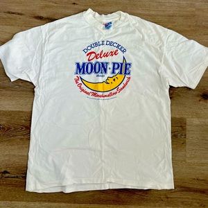 RC Cola and a Moon Pie t-shirt. 100% cotton 100% cool. Gently worn collectible!